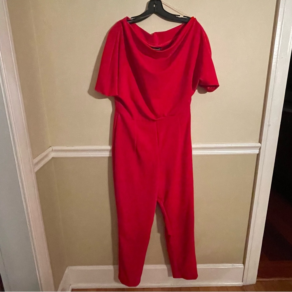 Gorgeous Alexia Admour Red Jumpsuit size large. Worn once